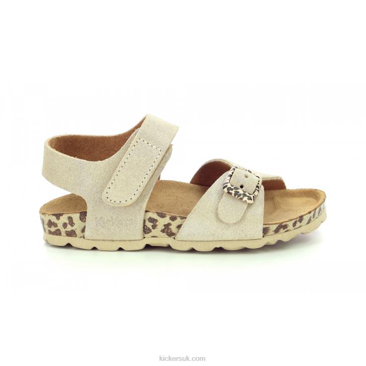 Sunkro Beige Leopard Kickers ZDBR680 Kids