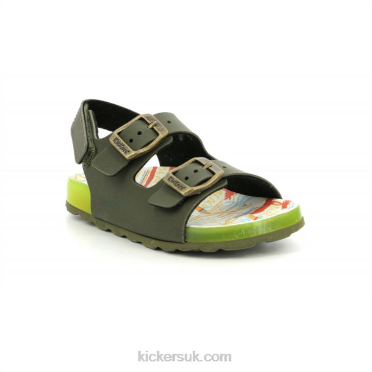 Sunyva Khaki Yellow Surf Kickers ZDBR515 Kids