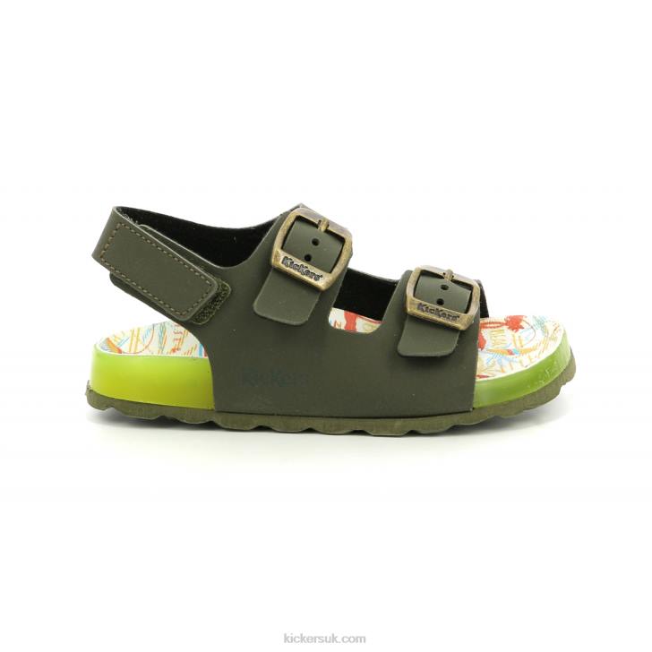 Sunyva Khaki Yellow Surf Kickers ZDBR515 Kids