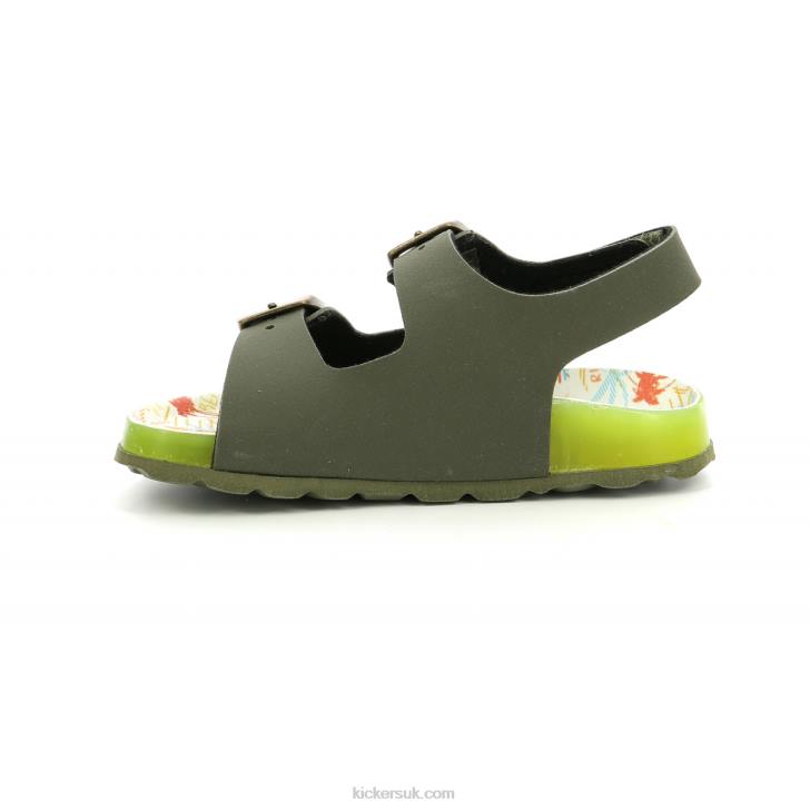 Sunyva Khaki Yellow Surf Kickers ZDBR515 Kids