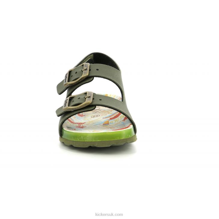 Sunyva Khaki Yellow Surf Kickers ZDBR515 Kids