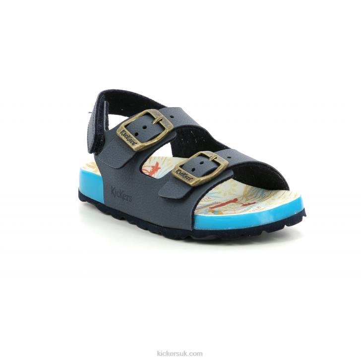 Sunyva Navy Blue Surf Kickers ZDBR514 Kids