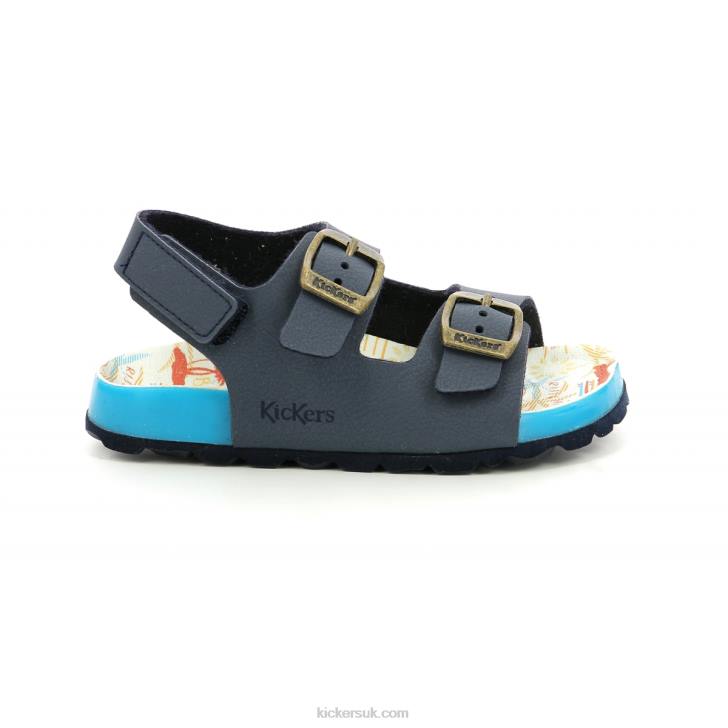 Sunyva Navy Blue Surf Kickers ZDBR514 Kids