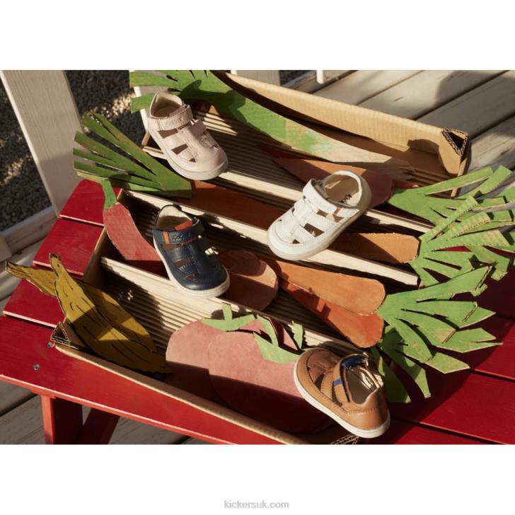 Tractus Navy Orange Kickers ZDBR459 Kids