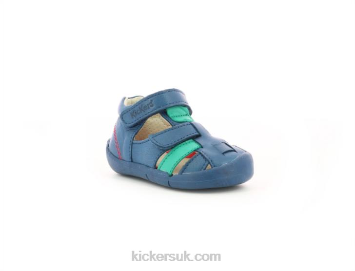 Wasabou Blue Green Kickers ZDBR437 Kids