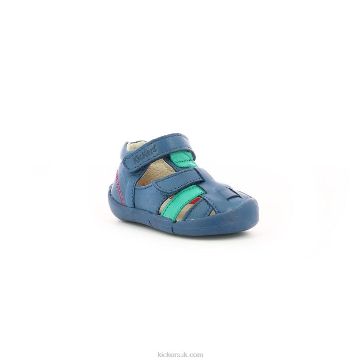 Wasabou Blue Green Kickers ZDBR437 Kids