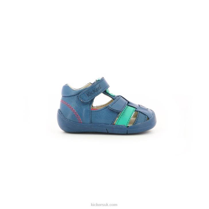 Wasabou Blue Green Kickers ZDBR437 Kids