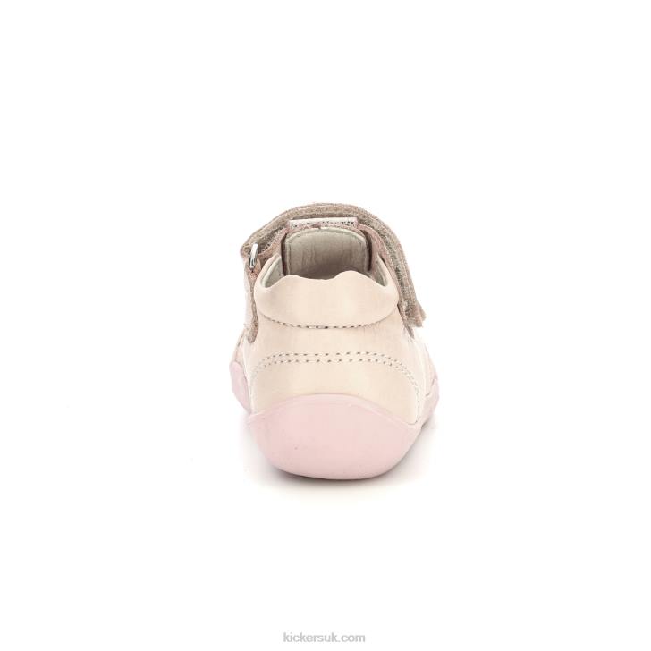 Wasabou Light Pink Metallized Kickers ZDBR457 Kids