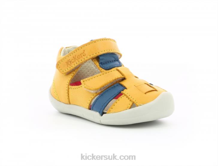 Wasabou Yellow Blue Kickers ZDBR438 Kids