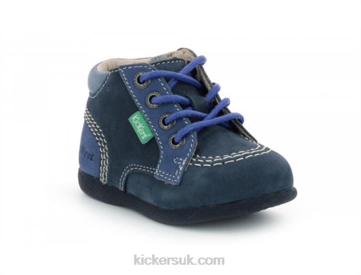 Babystan Zip Navy Blue Tricolor Kickers ZDBR924 Kids