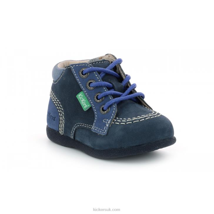 Babystan Zip Navy Blue Tricolor Kickers ZDBR924 Kids