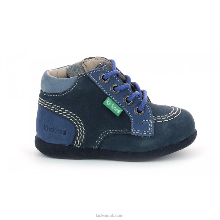 Babystan Zip Navy Blue Tricolor Kickers ZDBR924 Kids