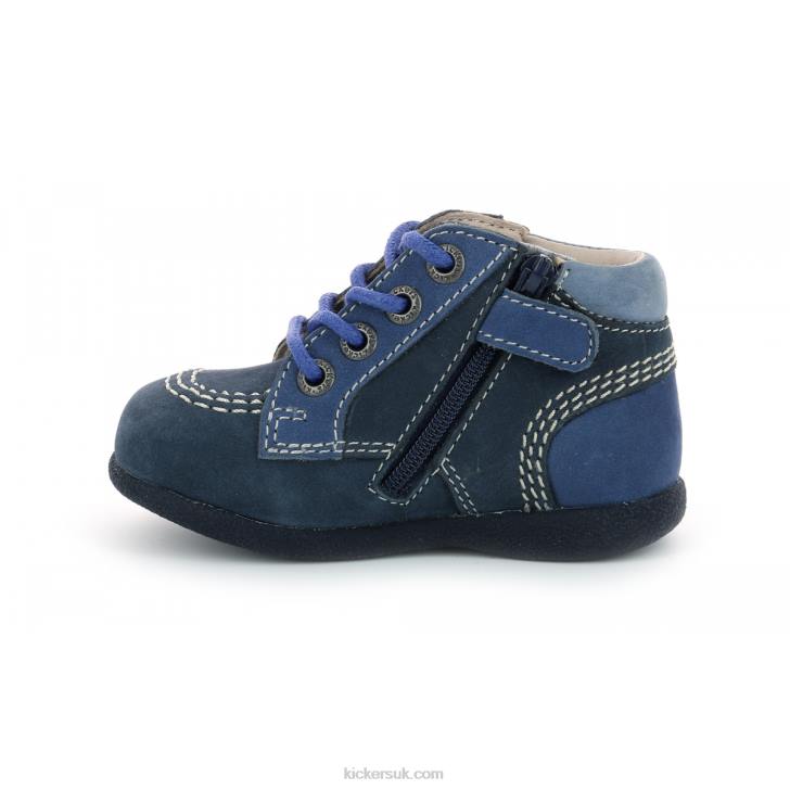 Babystan Zip Navy Blue Tricolor Kickers ZDBR924 Kids