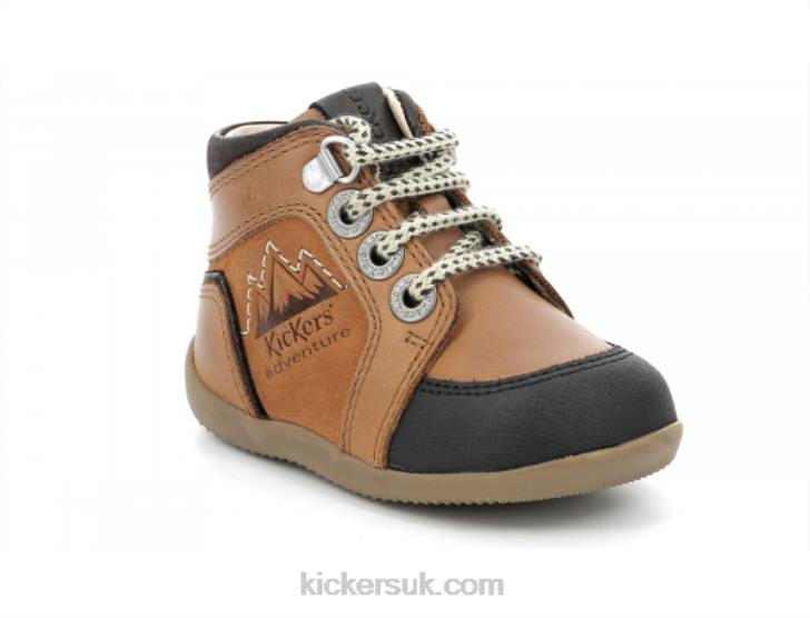 Bins Mountain Camel Brown Kickers ZDBR796 Kids
