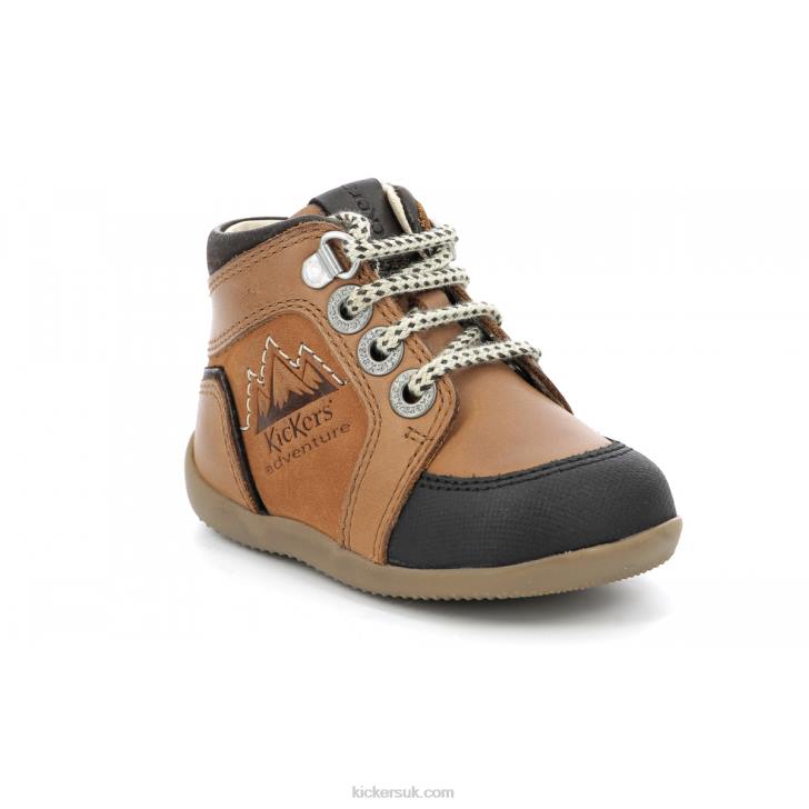 Bins Mountain Camel Brown Kickers ZDBR796 Kids