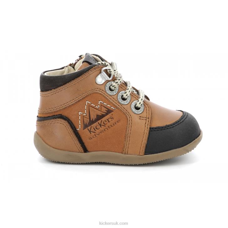 Bins Mountain Camel Brown Kickers ZDBR796 Kids
