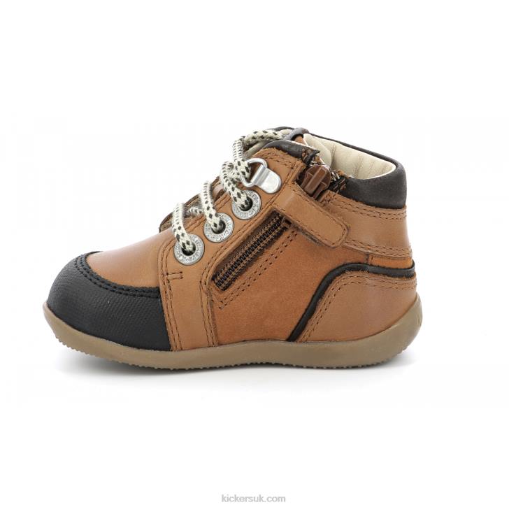 Bins Mountain Camel Brown Kickers ZDBR796 Kids