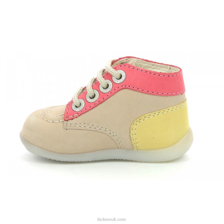 Bonbon-2 Dark Beige Kickers ZDBR809 Kids