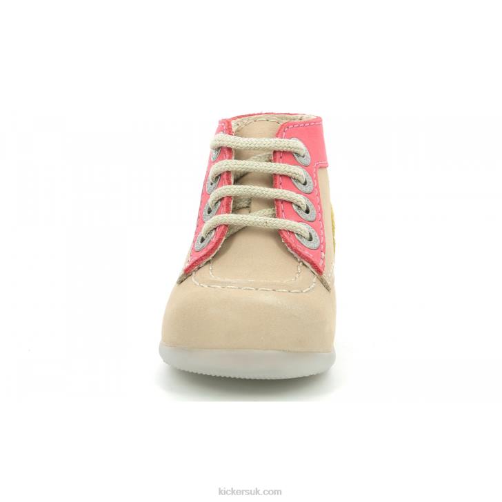 Bonbon-2 Dark Beige Kickers ZDBR809 Kids