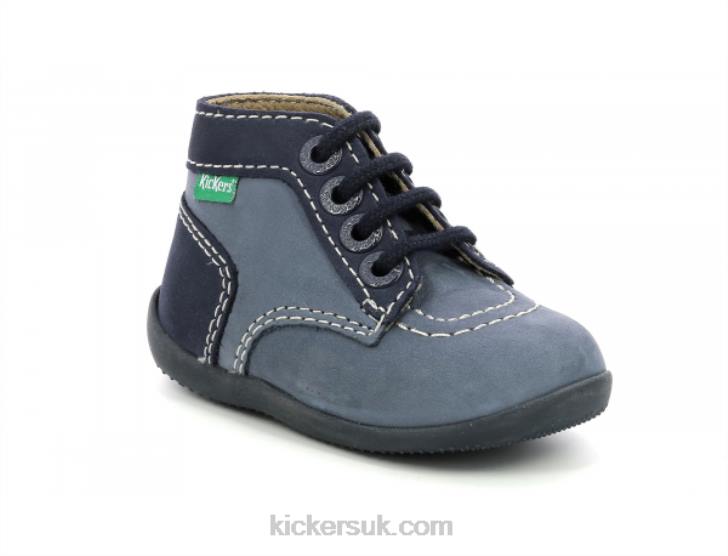 Bonbon-2 Denim Blue Kickers ZDBR852 Kids