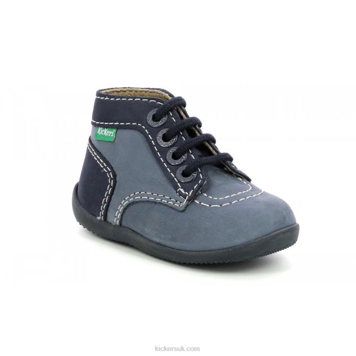 Bonbon-2 Denim Blue Kickers ZDBR852 Kids