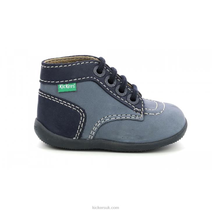 Bonbon-2 Denim Blue Kickers ZDBR852 Kids