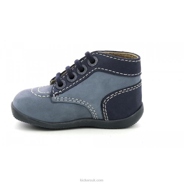 Bonbon-2 Denim Blue Kickers ZDBR852 Kids