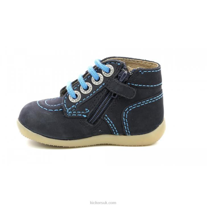 Bonzip-2 Navy Other Kickers ZDBR860 Kids