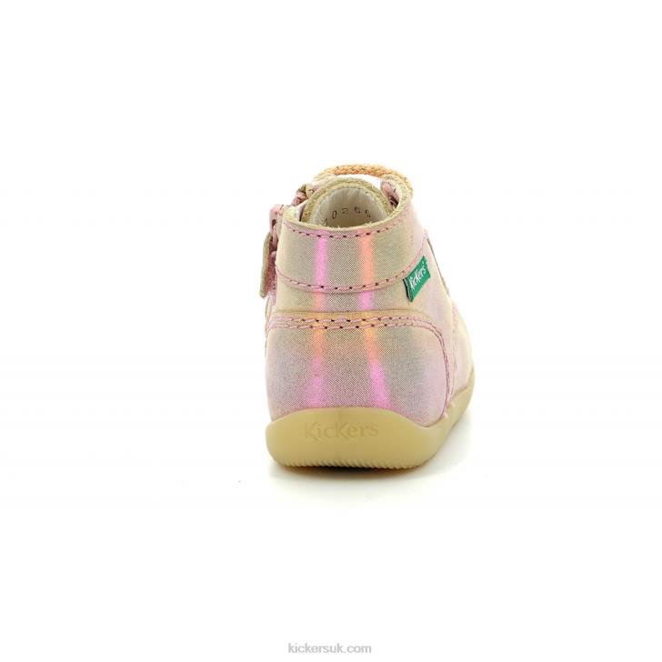 Bonzip-2 Pink Rainbow Kickers ZDBR869 Kids