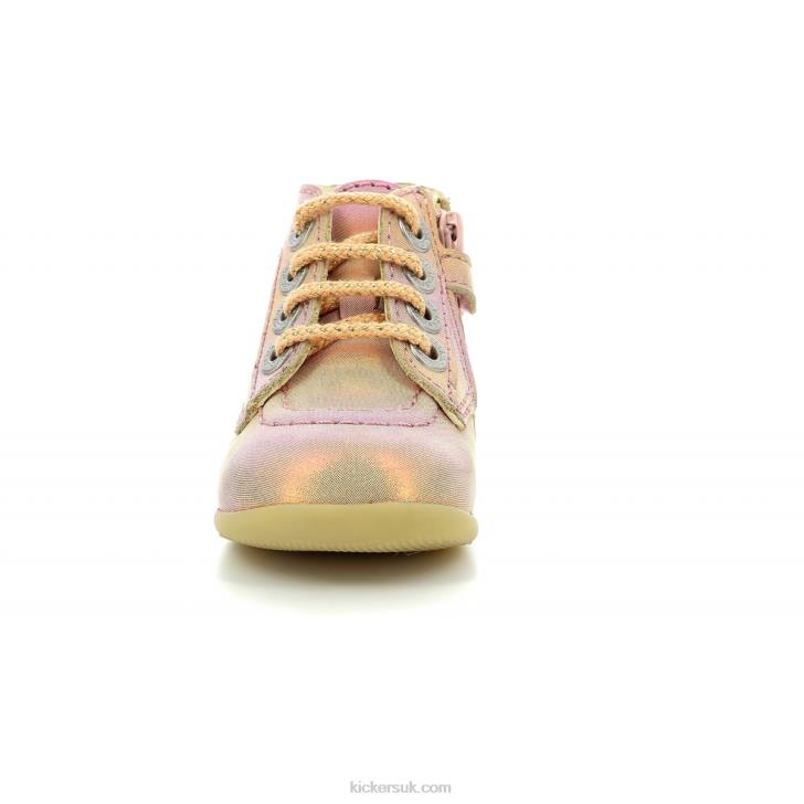 Bonzip-2 Pink Rainbow Kickers ZDBR869 Kids