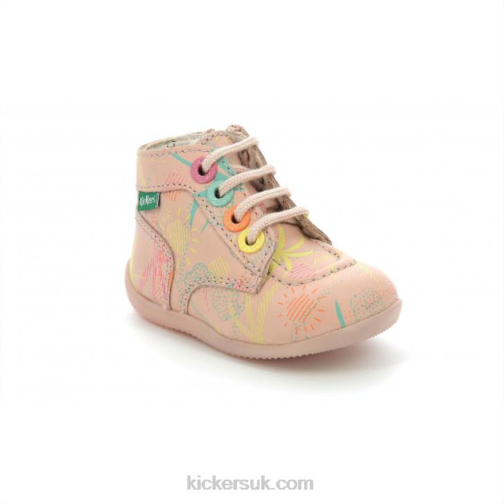 Bonzip-2 Pink Sunshine Kickers ZDBR776 Kids