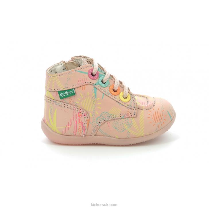 Bonzip-2 Pink Sunshine Kickers ZDBR776 Kids