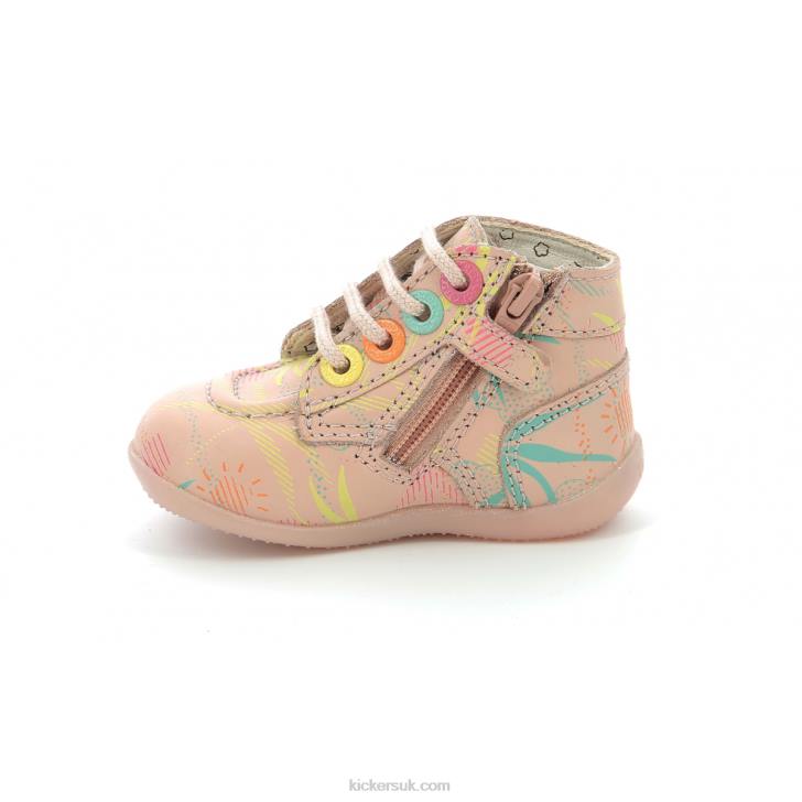 Bonzip-2 Pink Sunshine Kickers ZDBR776 Kids