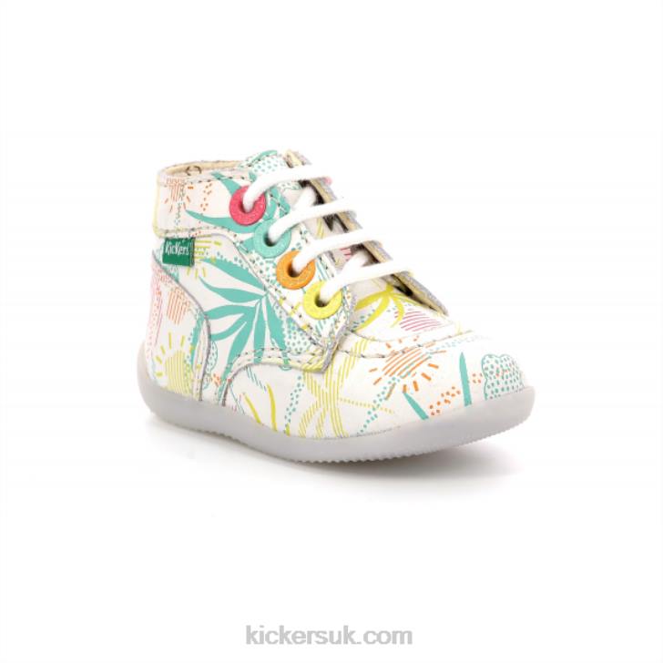 Bonzip-2 White Sunshine Kickers ZDBR777 Kids