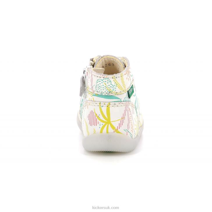 Bonzip-2 White Sunshine Kickers ZDBR777 Kids