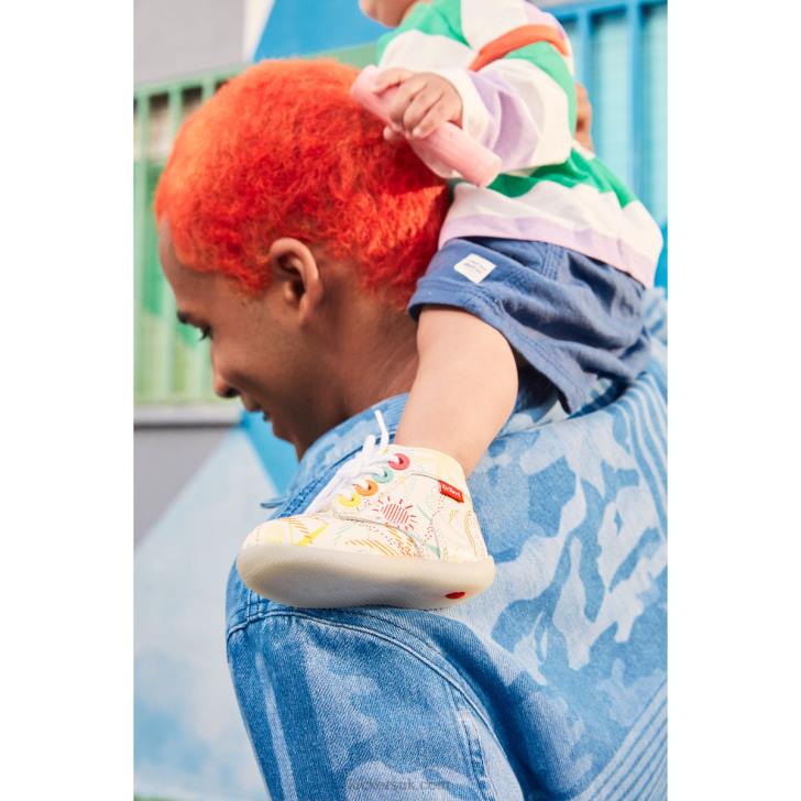 Bonzip-2 White Sunshine Kickers ZDBR777 Kids