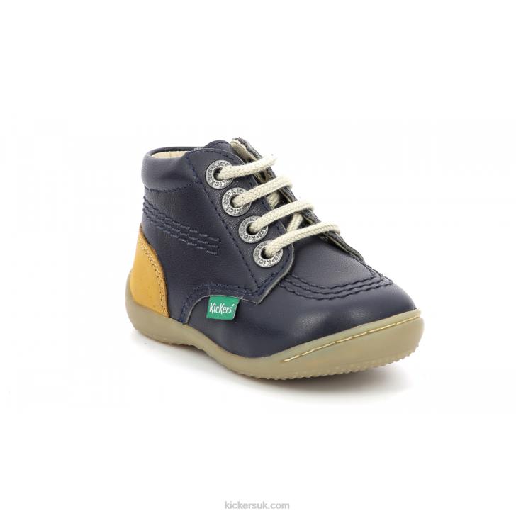 Gazip Navy Yellow Kickers ZDBR849 Kids