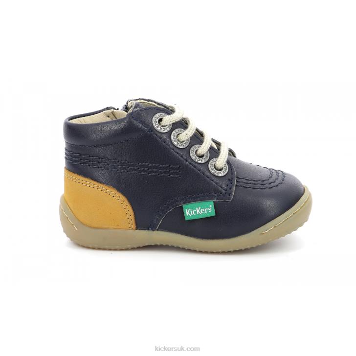Gazip Navy Yellow Kickers ZDBR849 Kids