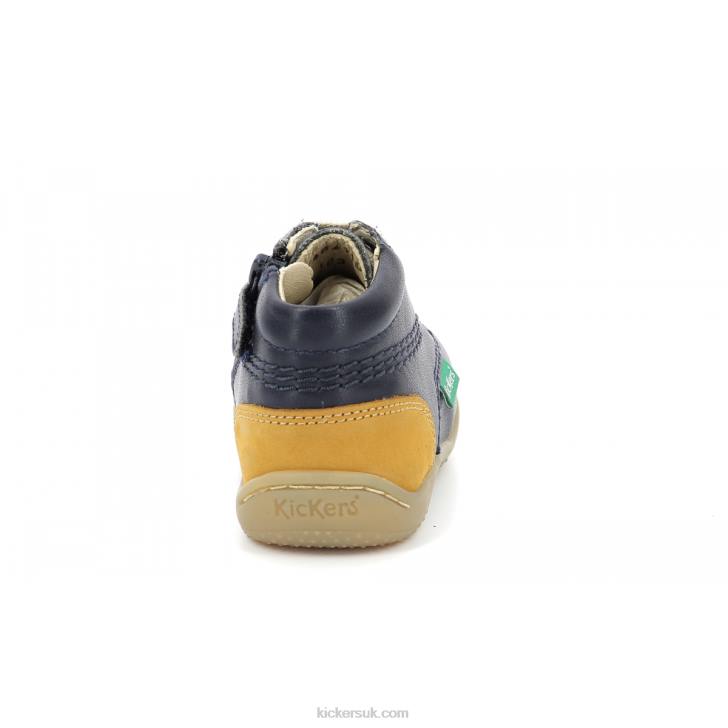 Gazip Navy Yellow Kickers ZDBR849 Kids
