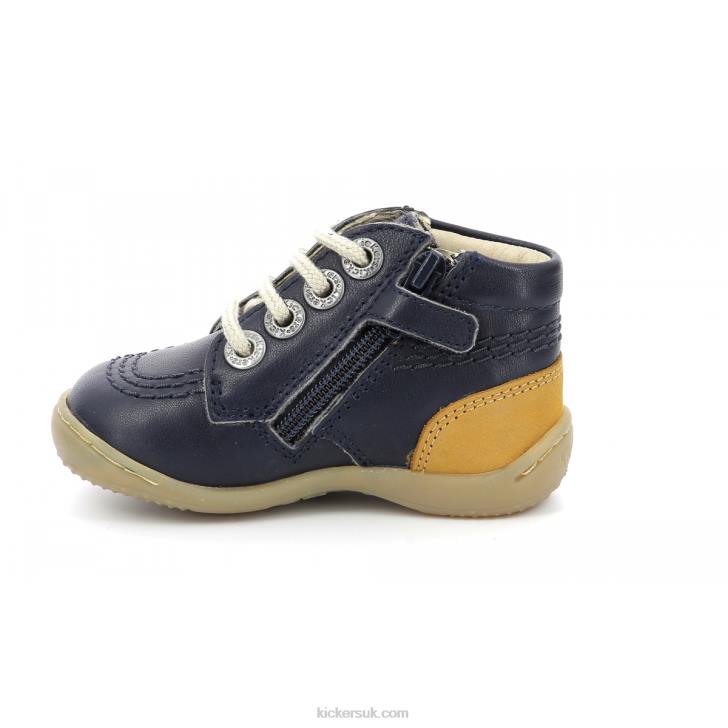 Gazip Navy Yellow Kickers ZDBR849 Kids