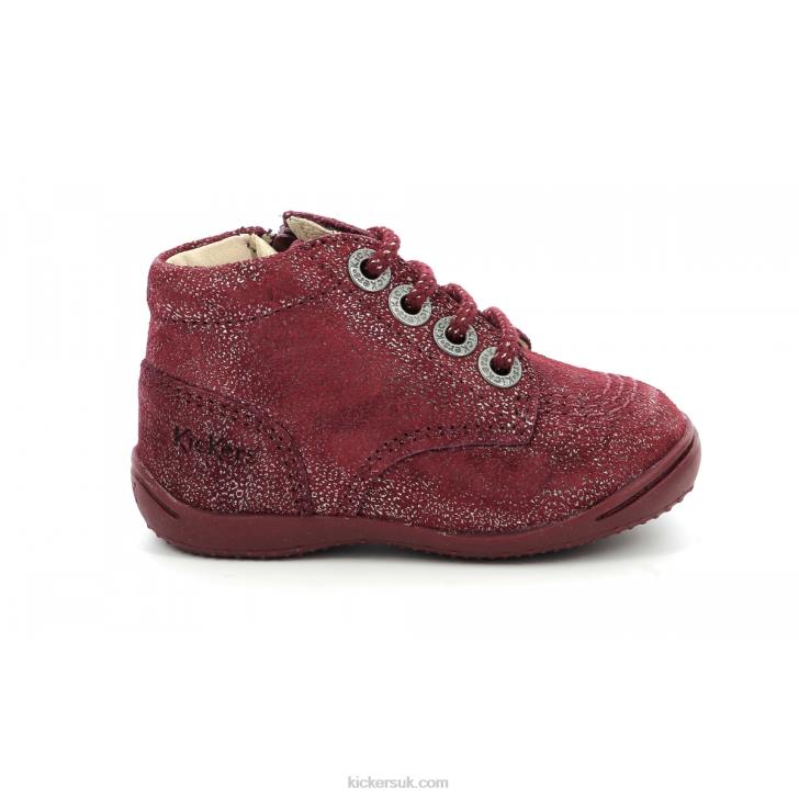 Gulyflow Burgundy Metallized Kickers ZDBR895 Kids