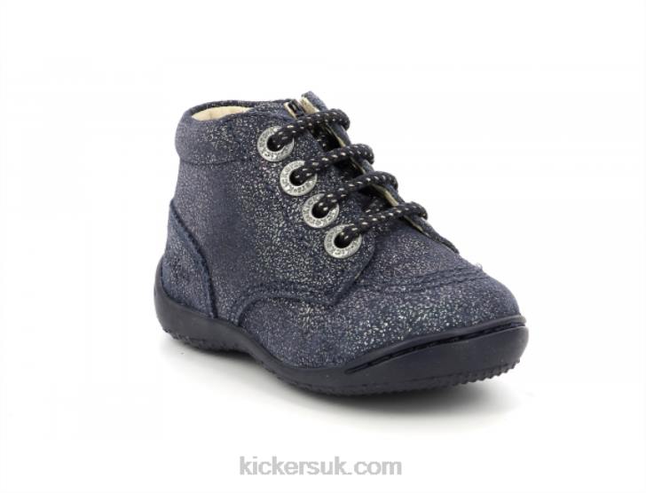 Gulyflow Navy Metallized Kickers ZDBR894 Kids