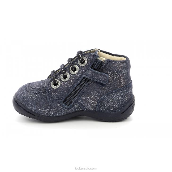 Gulyflow Navy Metallized Kickers ZDBR894 Kids