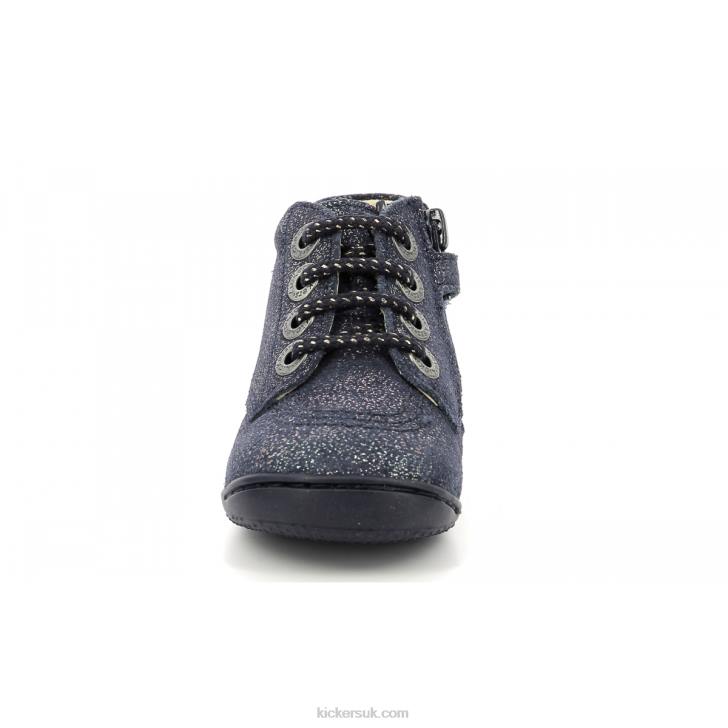 Gulyflow Navy Metallized Kickers ZDBR894 Kids