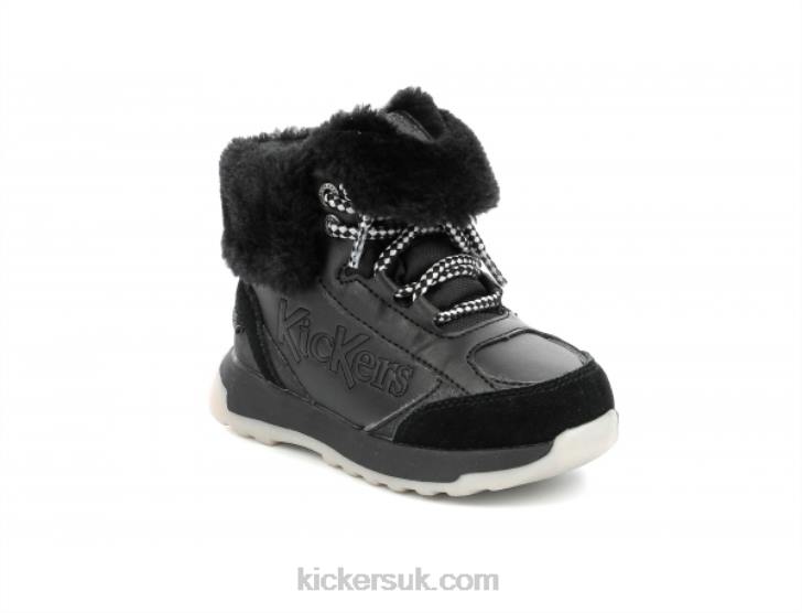 Kickfluffy Black Kickers ZDBR857 Kids