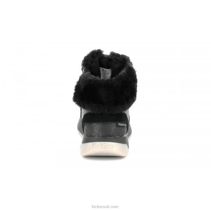Kickfluffy Black Kickers ZDBR857 Kids