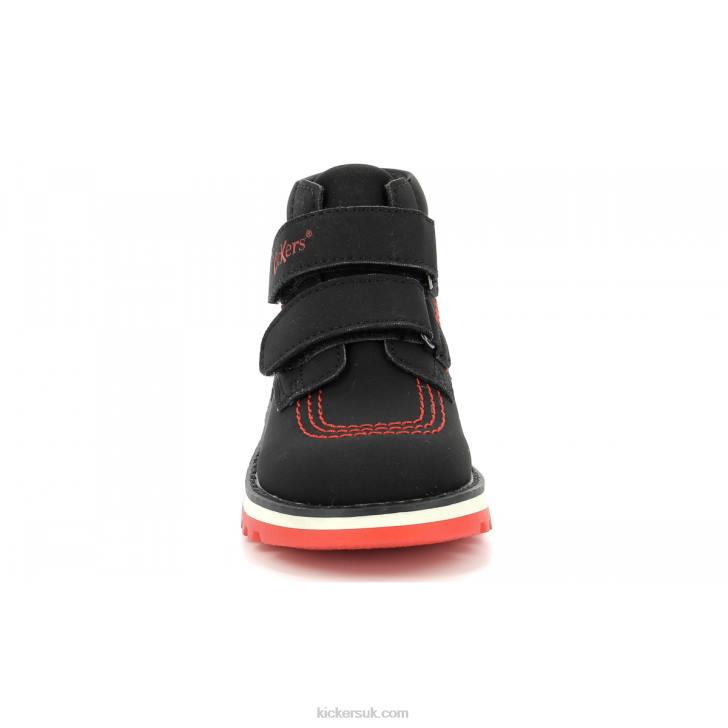 Kickfun Shiny Black Kickers ZDBR811 Kids