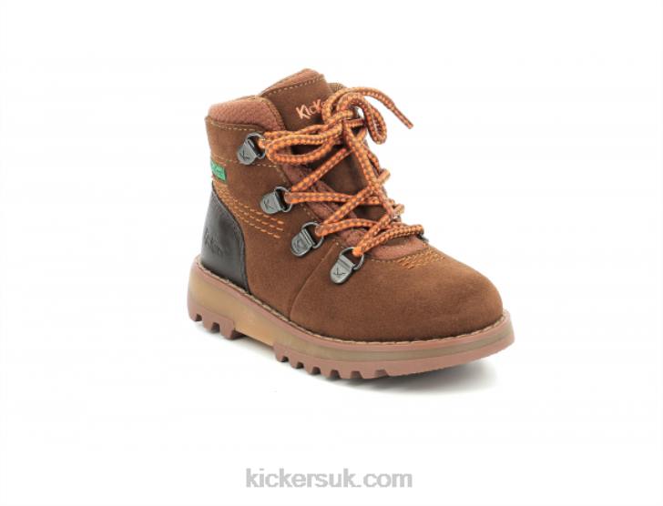 Kicknature Brown Orange Kickers ZDBR816 Kids