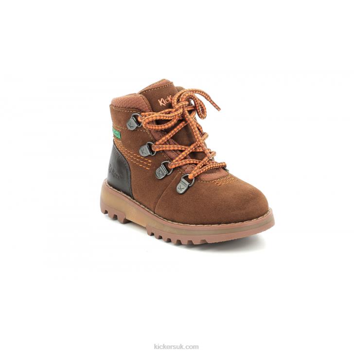Kicknature Brown Orange Kickers ZDBR816 Kids