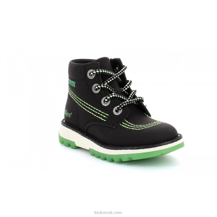 Kickrally20 Black Green Kickers ZDBR819 Kids